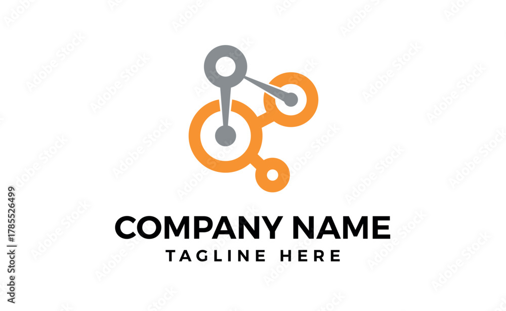 Fototapeta premium Illustration of share logo design
