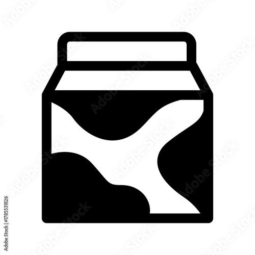 Simple milk carton box