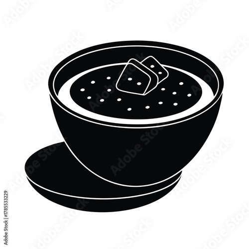 Harira with Crispy Bread on the Side