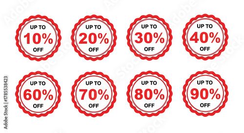 Sale discount offer promotion percent off price reduction tags