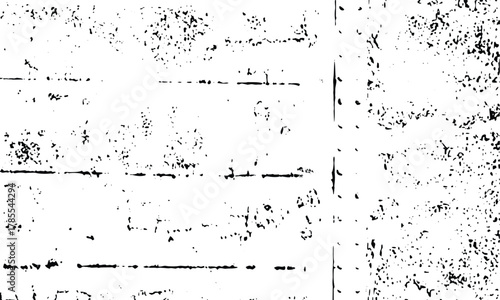 Vintage distressed newspaper clippings with text and images in monochrome style