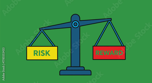 Weighing risk against reward on a balanced scale for smart decisions