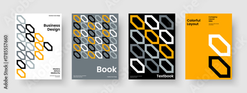 Geometric Book Cover Layout. Isolated Business Presentation Template. Creative Report Design. Flyer. Brochure. Banner. Background. Poster. Leaflet. Portfolio. Newsletter. Notebook. Journal