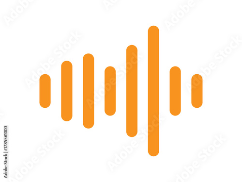 orange sound wave icon