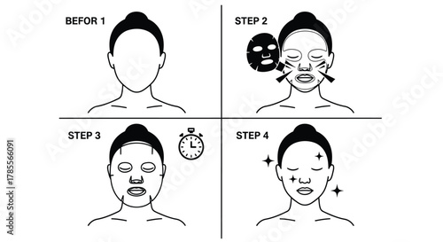 Achieve flawless skin with this easy 4-step sheet mask routine