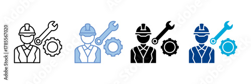 Maintenance Icon Set Multiple Style Collection