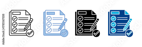  Planning  Icon Set Multiple Style Collection