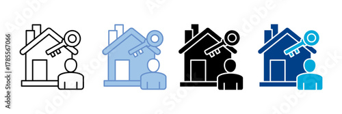 Ownership Icon Set Multiple Style Collection