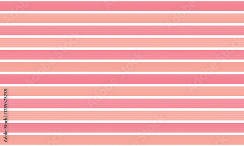 色違いのピンクの毛糸が編まれた束が並ぶ模様
