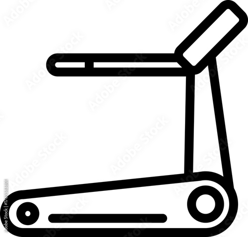Treadmill Line Icon
