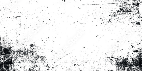 A dynamic high resolution black ink splatter texture featuring chaotic splashes and abstract grunge patterns on a clean white background.