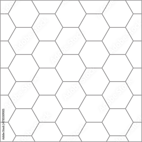Hexagonal pattern creates a modern aesthetic