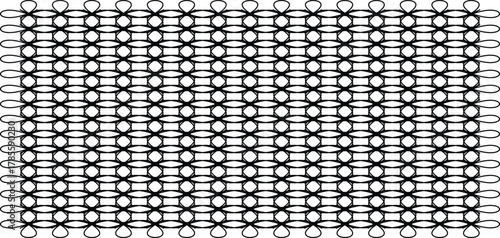 Web Seamless Black and White Abstract Geometric Texture