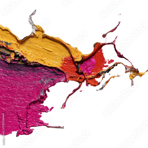 Vibrant Paint Splash Abstract