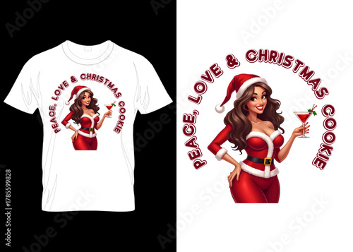 CHRISTMAS T-SHIRT DESIGN  Merry Christmas T-shirt design hoodies appeal clothing design templates.