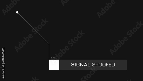 Hud Callout Data Panel For Television News Banner