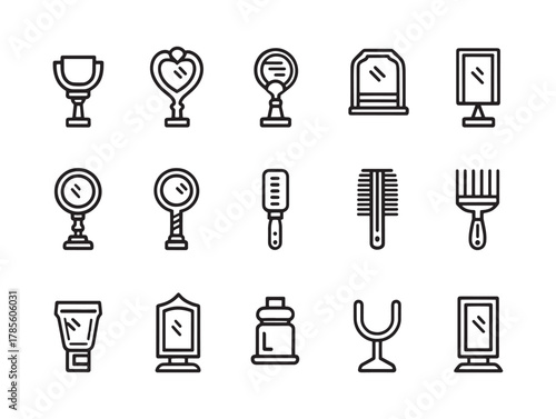 Mirror line art captures fleeting moments