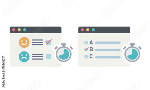 ブラウザのクイックアンケート・テストのアイコン