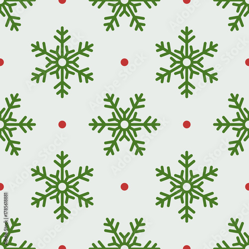 snowflake winter background seamless pattern
