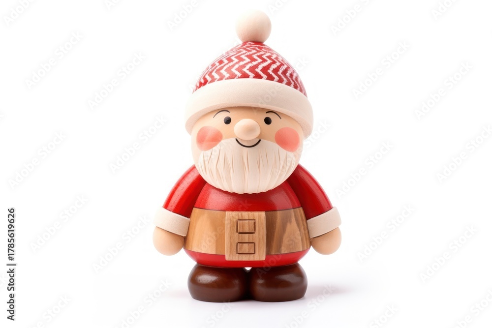 Fototapeta premium Santa Claus toy christmas figurine.
