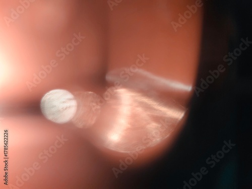 Luxurious pink gold light effect background, like sparkling diamonds.