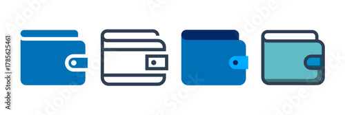 Payment Wallet Icon Design Logo Concept Vector Template
