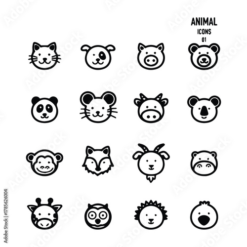 Wildlife Animal Symbol Vector Pack