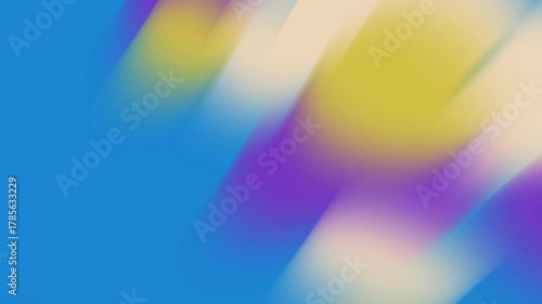 Abstract Colorful Gradient Background With Blue, Purple, And Yellow Light Streaks