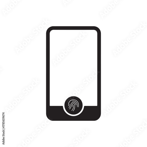 Print Wireless Earbud Pair in Charging Case Flat Icon 