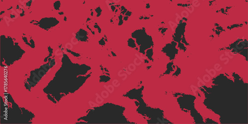 Abstract vector illustration of grunge red fire and black paint texture pattern design for holiday decoration. abstract red texture evoking chaos and raw energy. Black and red background. horror, card