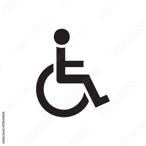 Wheelchair accessibility symbol, representing disability and access