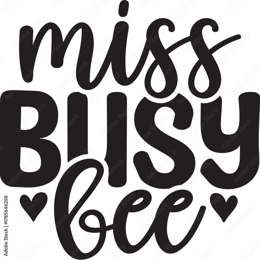 Obraz premium Miss Busy Bee