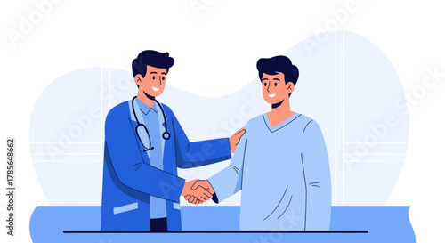 Medical Consultation Demonstrating Doctor-Patient Partnership And Healthcare Support With