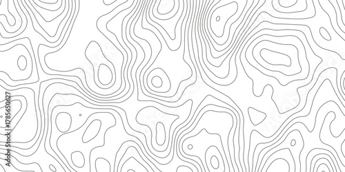 Topographic map background with geographic grid for hiking and mountain sport. luxury topographic wavy pattern and geographic grid map design. paper texture Imitation of a geographical map shades.