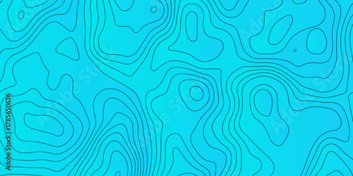 Topographic map background with geographic grid for hiking and mountain sport. luxury topographic wavy pattern and geographic grid map design. paper texture Imitation of a geographical map shades.