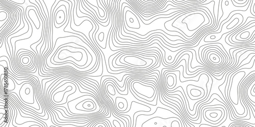 Topographic map background with geographic grid for hiking and mountain sport. luxury topographic wavy pattern and geographic grid map design. paper texture Imitation of a geographical map shades.