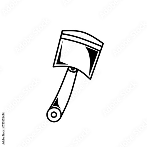 Piston Engine Vector Illustration