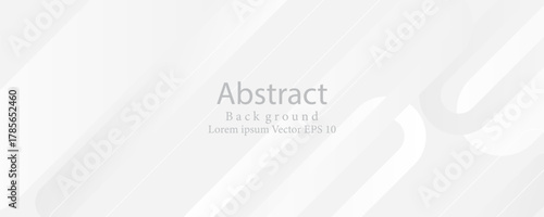 Abstract white background. Minimal geometric white light background abstract design. Suit for bussines, banners