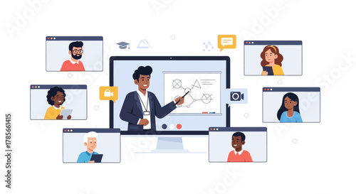 Engaging Virtual Classroom Learning Experience with Diverse Students and Teacher