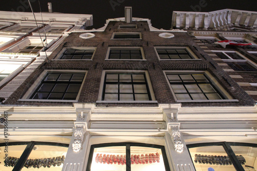 Slika na platnu habitation buildings in amsterdam in the netherlands