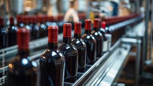 production capacity for bottling wine in cans, wine bottles corked, generative ai