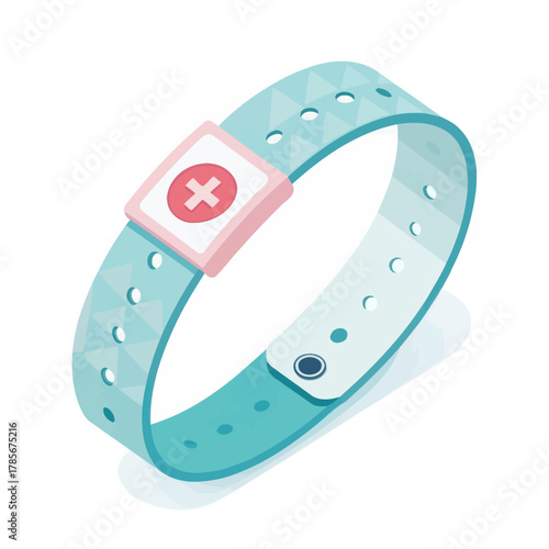 Wristband icon representing a patient in a hospital setting