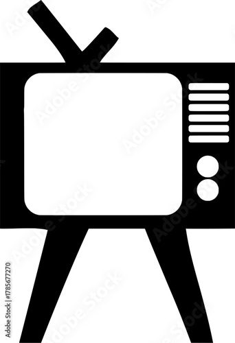 Retro Television Icon