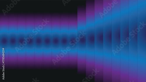 blue gradient with a glass effect on a black background—a futuristic look featuring cool glow, soft waves, and transparent layers that create a sense of motion.