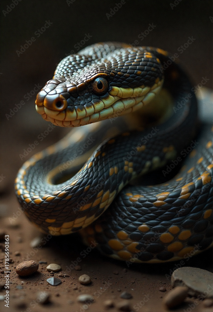 Fototapeta premium close up of a snake