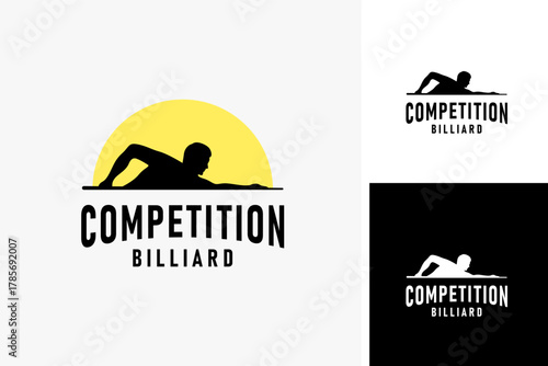 Billiard logo symbol icon design