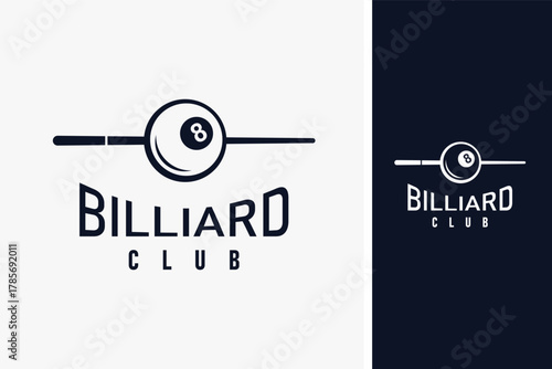 Billiard logo symbol icon design