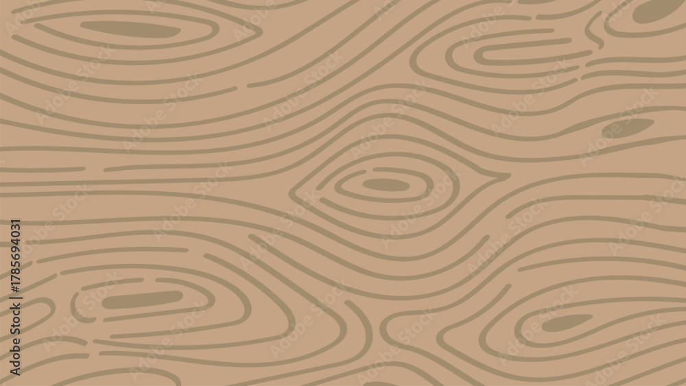 Fototapeta premium Abstract Nature Brown Wood Texture Line Hand Drawn.Vector illustration