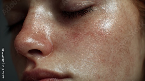 uneven skin tone, dull complexion, subtle discoloration under soft light