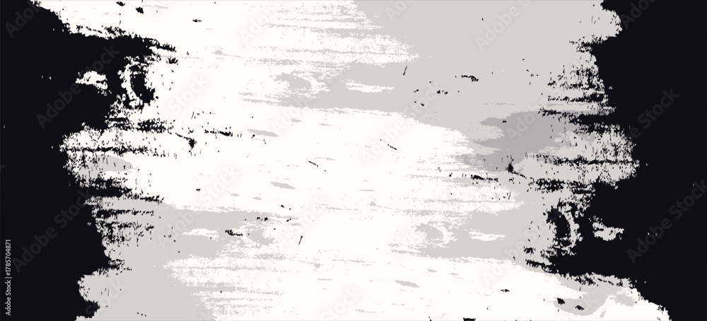Fototapeta premium Dark Ink Splash and Brush Stroke Grunge Abstract Background